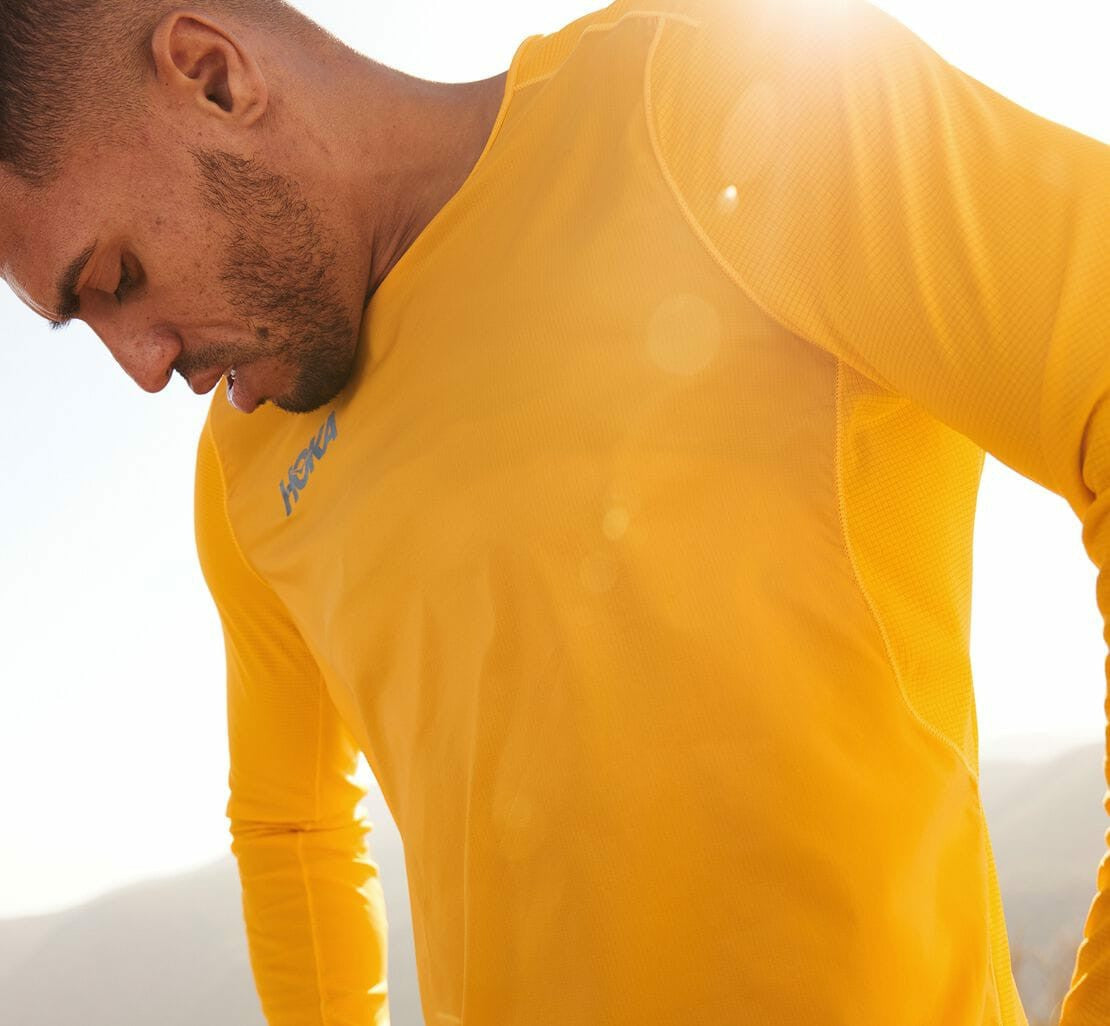 Men's Wind Shirt - Saffron