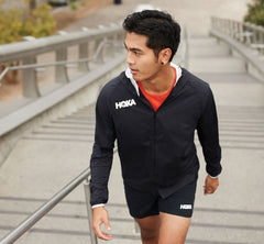 Men's Full-Zip Wind Jacket - Black