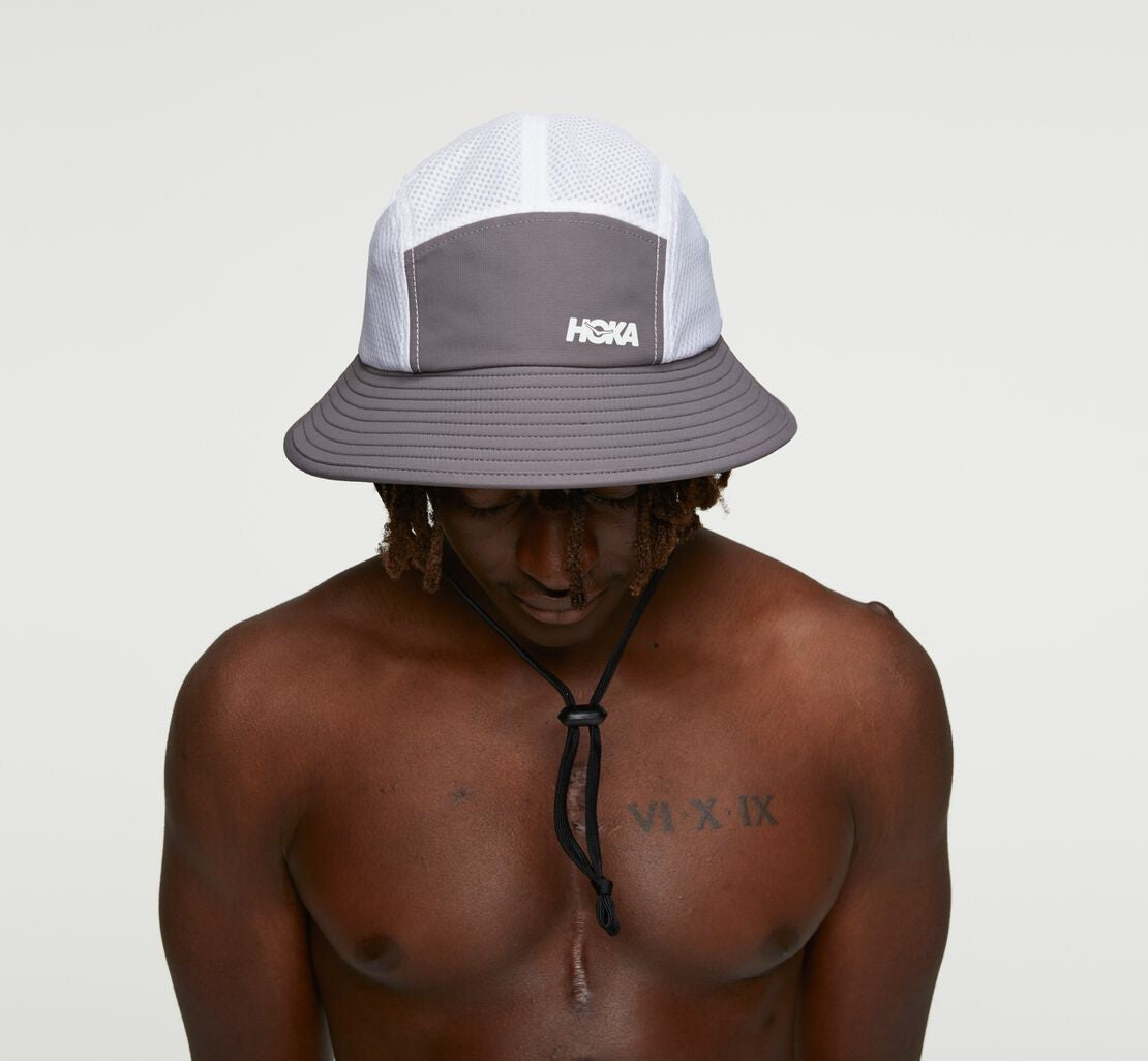 All Gender Adventure Hat - Charcoal / White