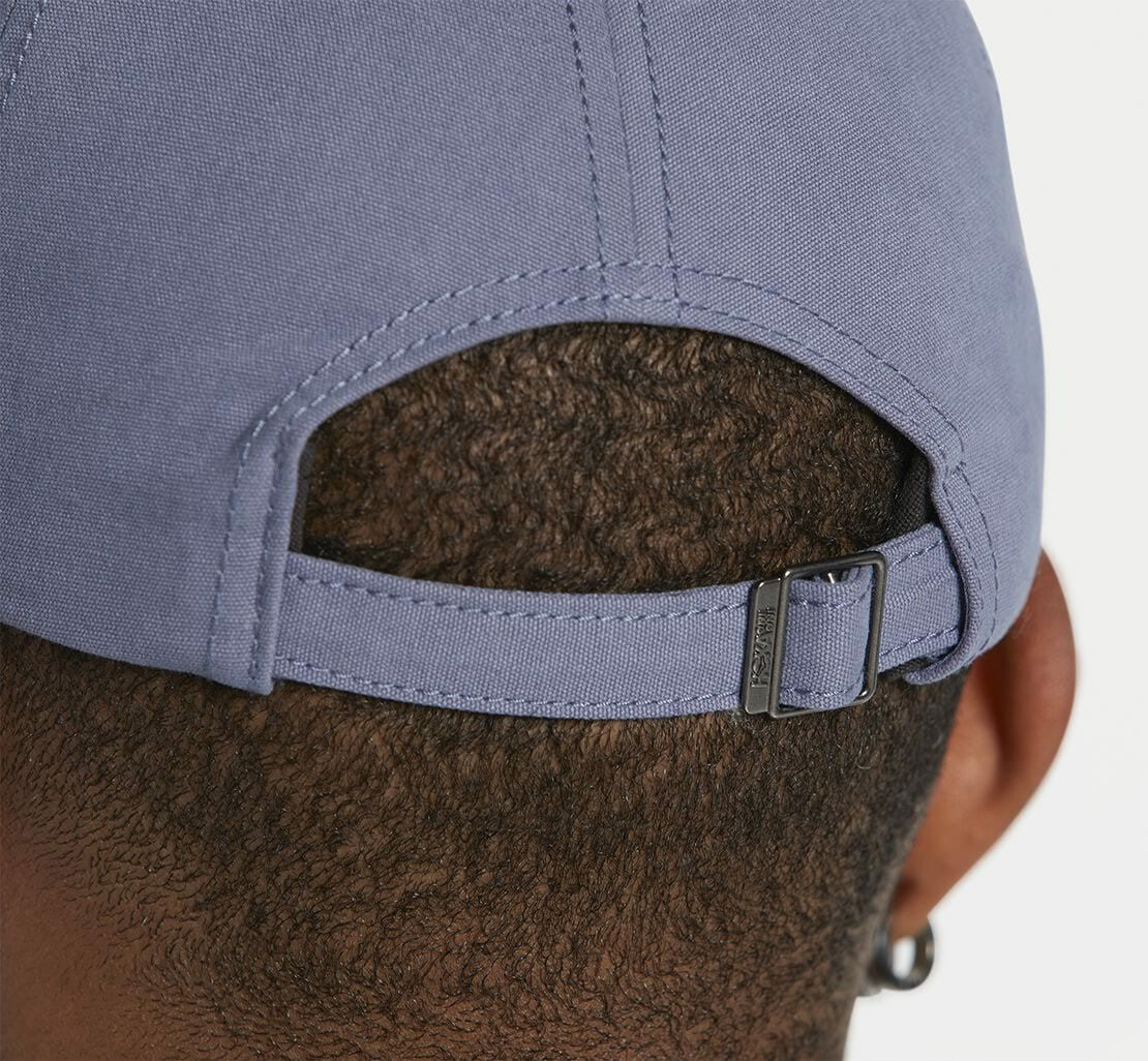 All Gender Casual Hat - Blue Grey / Vermilion Orange
