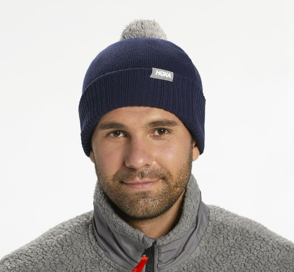All Gender Pom Beanie - Moonlit Ocean
