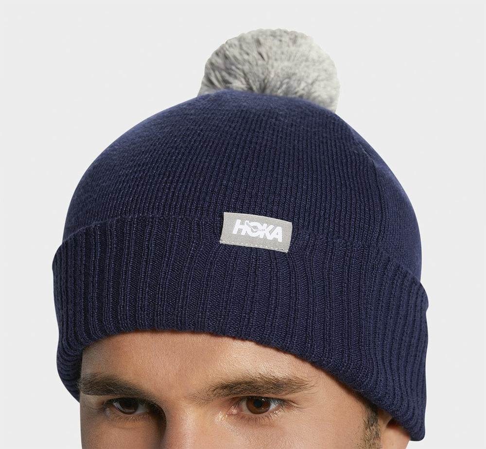 All Gender Pom Beanie - Moonlit Ocean