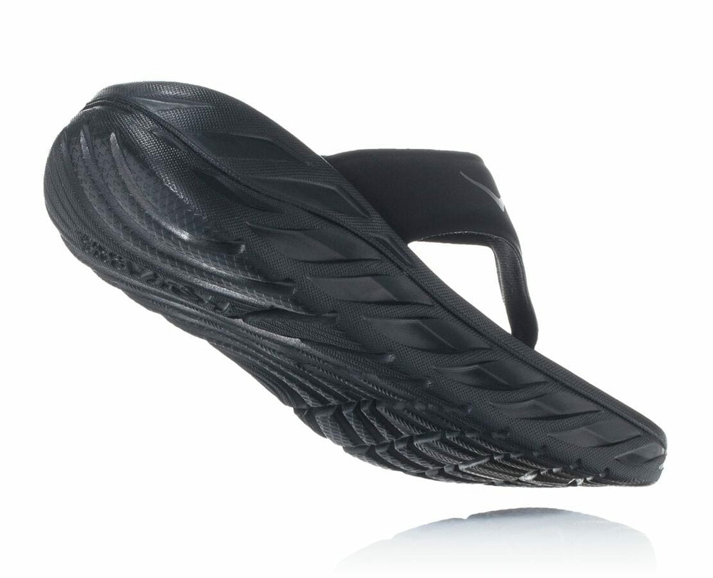 Women's ORA Recovery Flip - Black / Dark Gull Gray