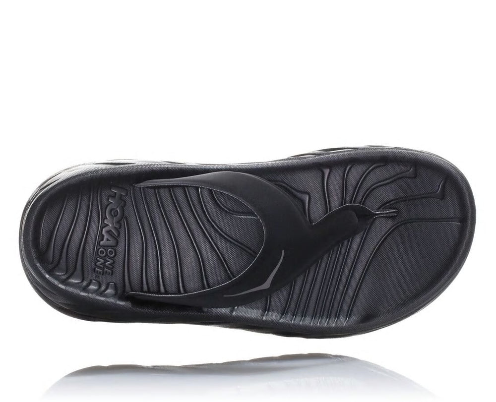 Women's ORA Recovery Flip - Black / Dark Gull Gray