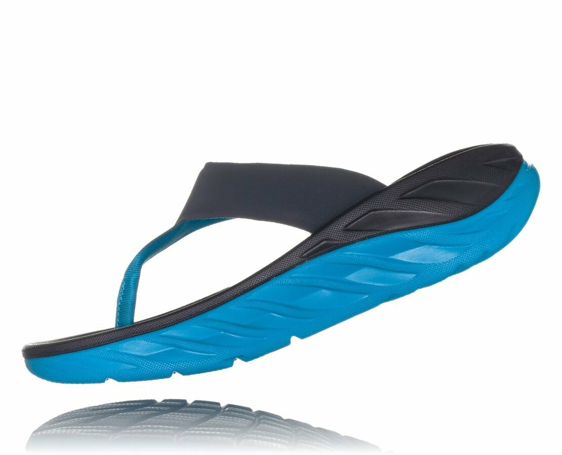 Women's ORA Recovery Flip - Ebony / Dresden Blue