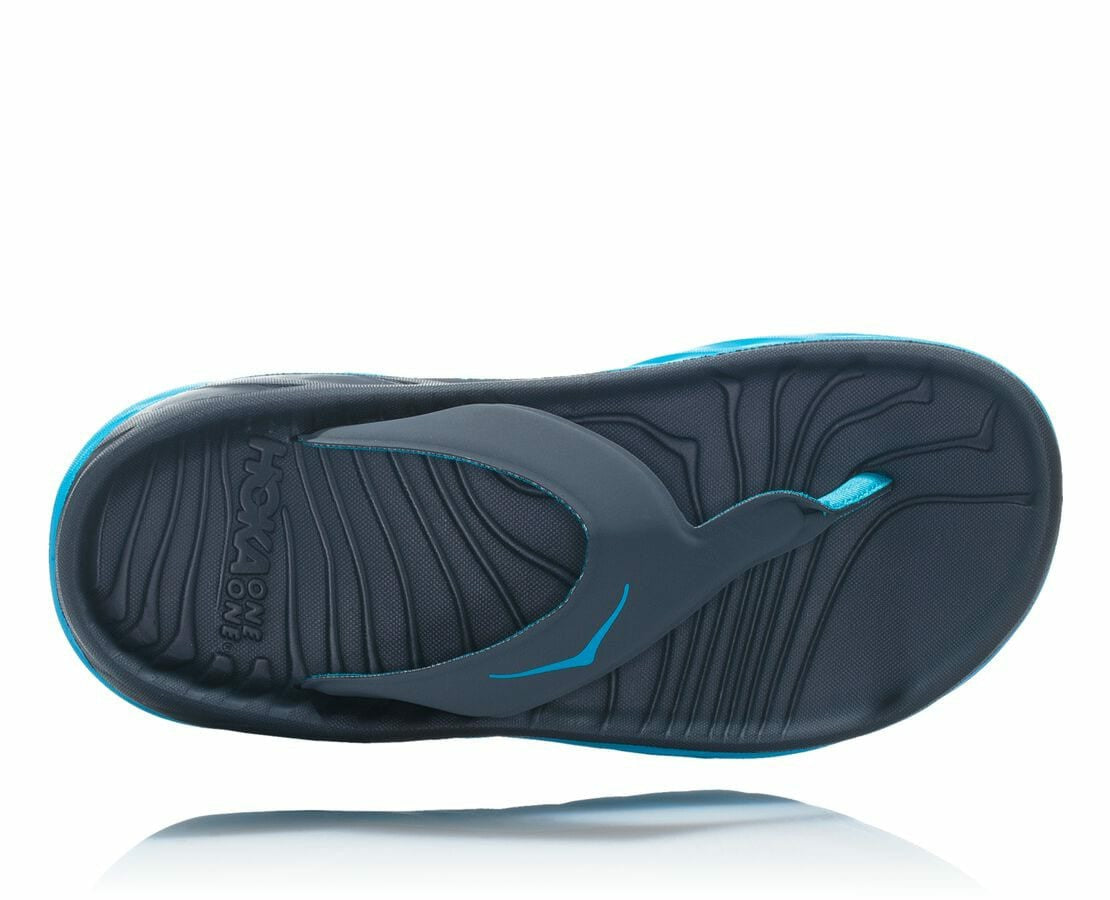 Women's ORA Recovery Flip - Ebony / Dresden Blue