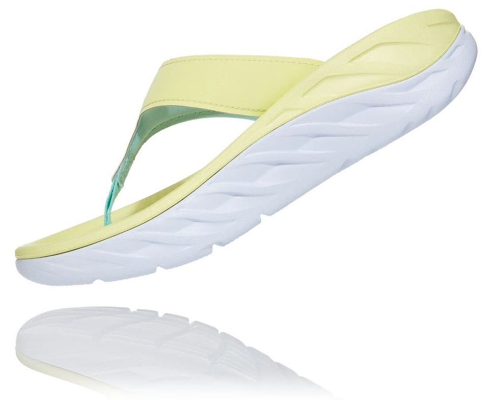 Women's ORA Recovery Flip - Luminary Green / Blue Tint