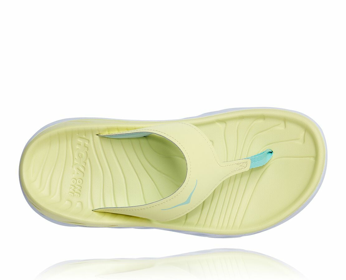 Women's ORA Recovery Flip - Luminary Green / Blue Tint