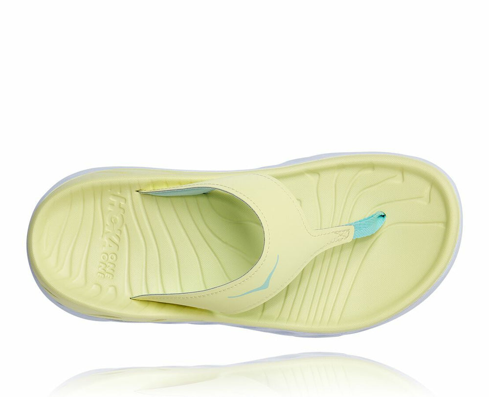 Women's ORA Recovery Flip - Luminary Green / Blue Tint