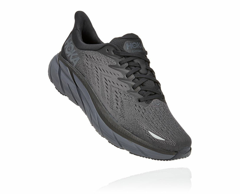 Men's Clifton 8 - Black / Black