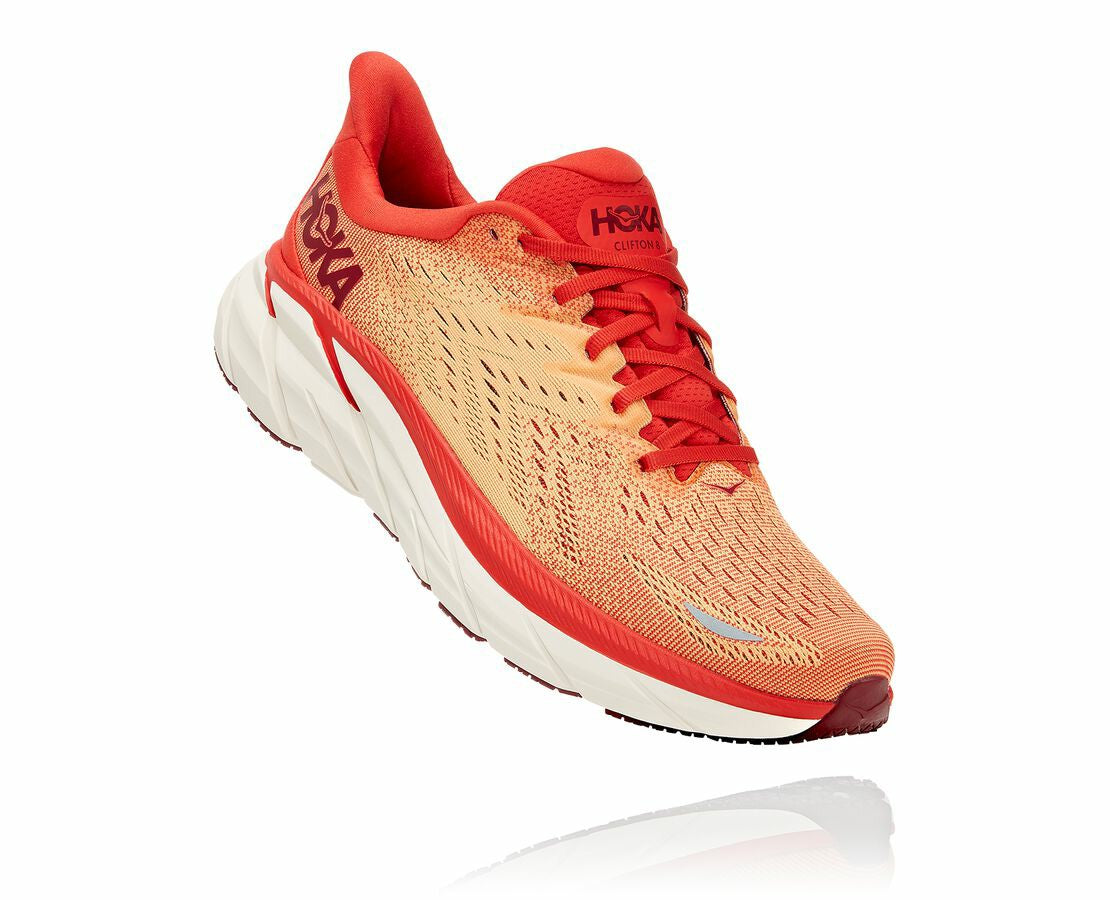 Men's Clifton 8 - Fiesta / Blazing Orange