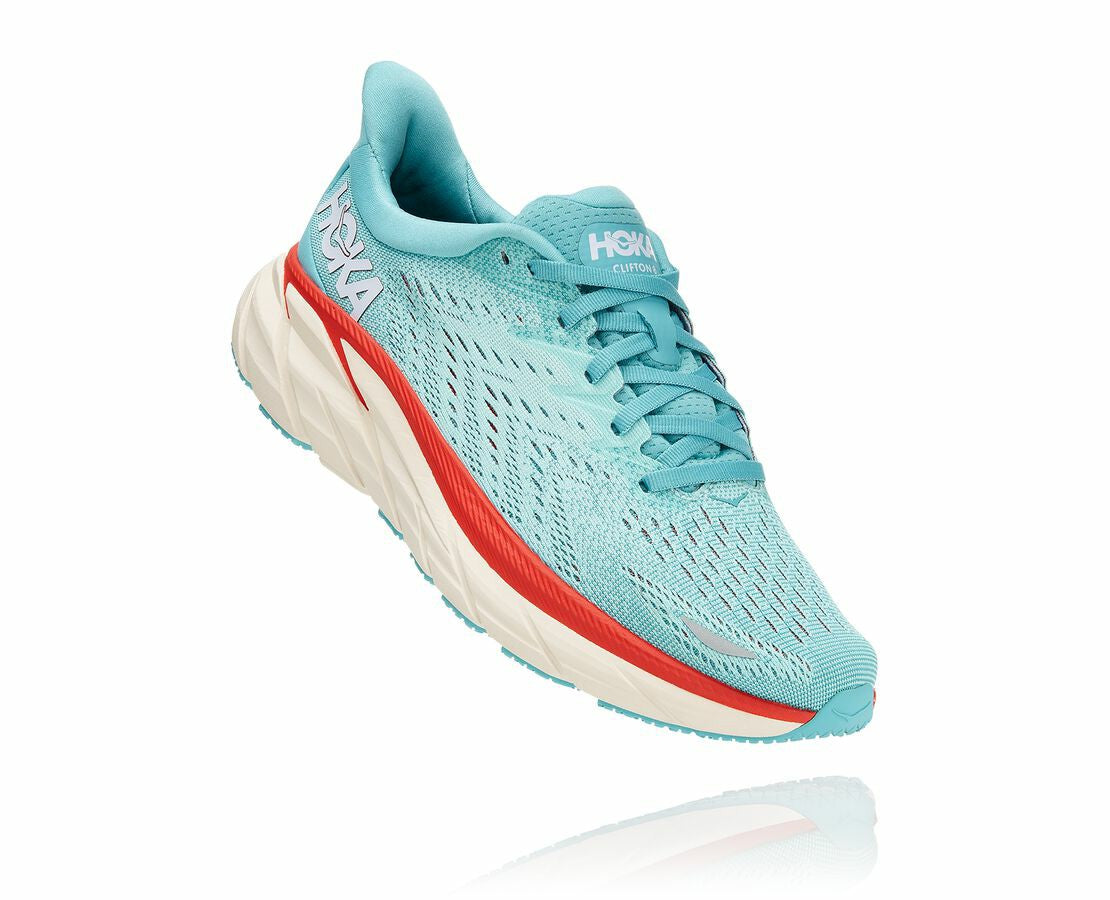 Women's Clifton 8 - Aquarelle / Eggshell Blue
