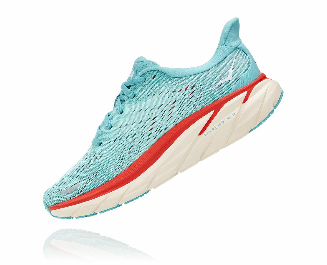 Women's Clifton 8 - Aquarelle / Eggshell Blue