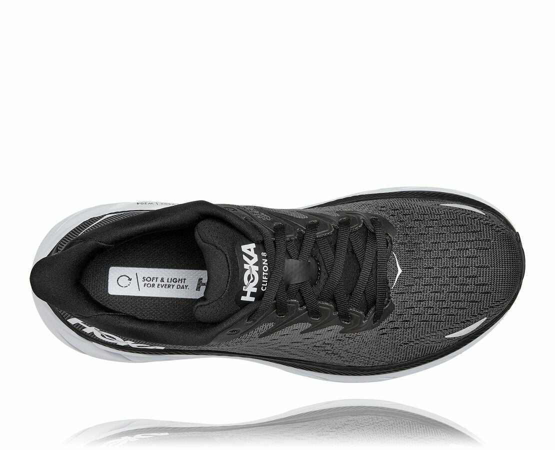 Women's Clifton 8 - Black / White