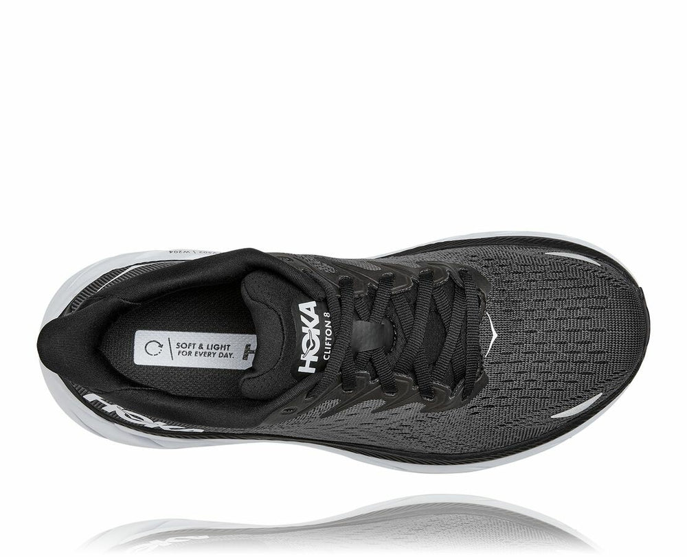 Women's Clifton 8 - Black / White