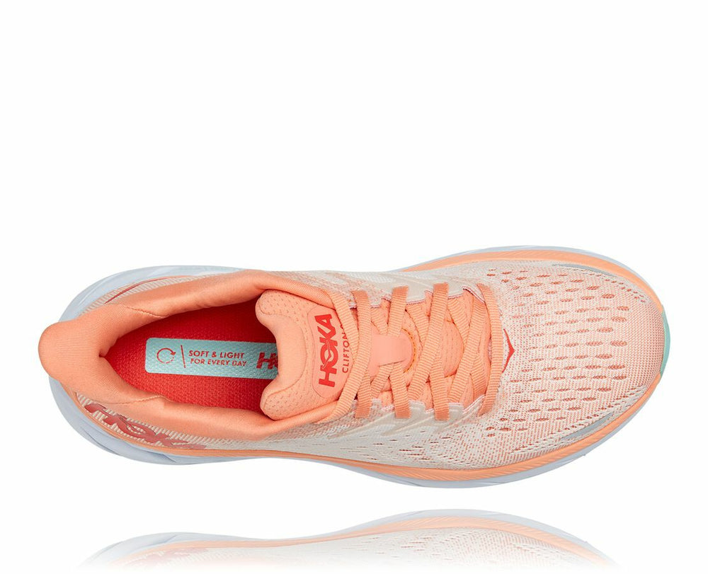 Women's Clifton 8 - Cantaloupe / Silver Peony
