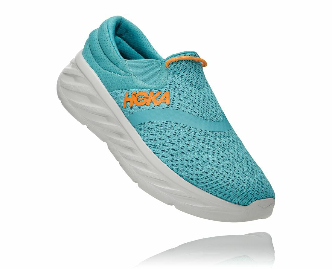 Men's Ora Recovery Shoe 2 - Aquarelle / Blazing Orange