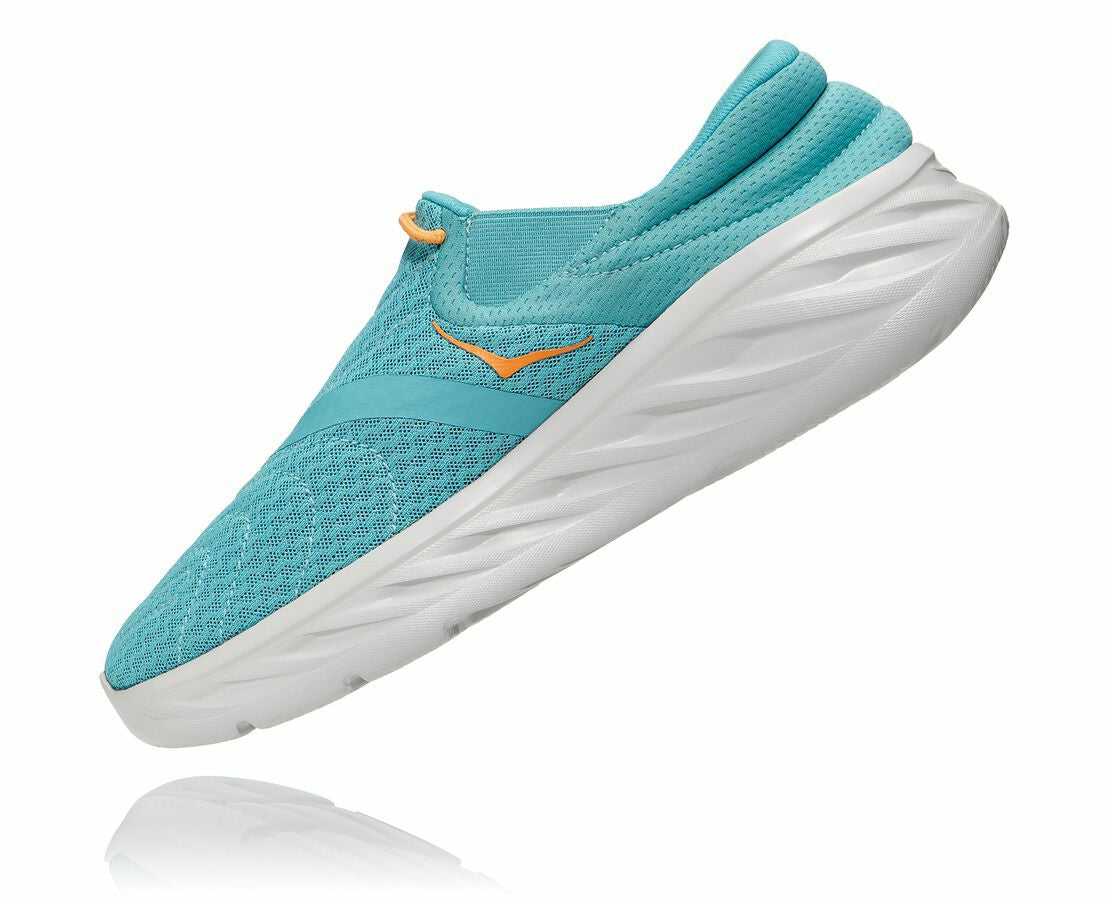 Men's Ora Recovery Shoe 2 - Aquarelle / Blazing Orange
