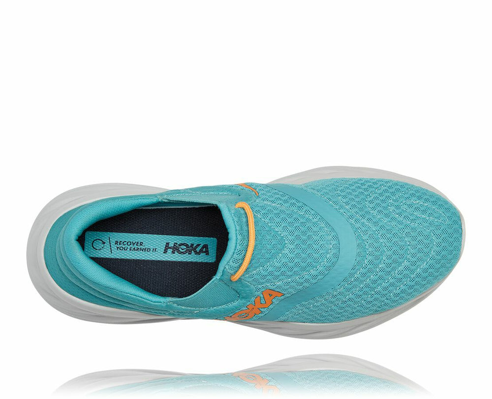 Men's Ora Recovery Shoe 2 - Aquarelle / Blazing Orange