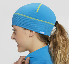 Women's Performance Beanie - Diva Blue / Citrus