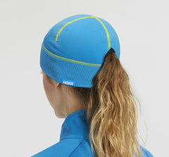 Women's Performance Beanie - Diva Blue / Citrus