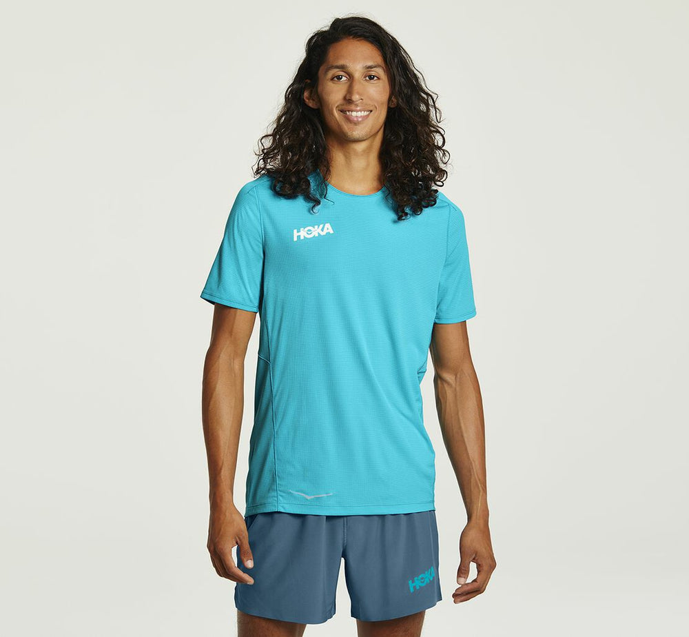 Men's Performance Short Sleeve - Scuba Blue