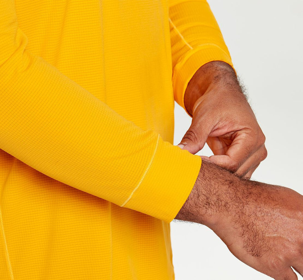 Men's Performance 3/4 Sleeve - Saffron