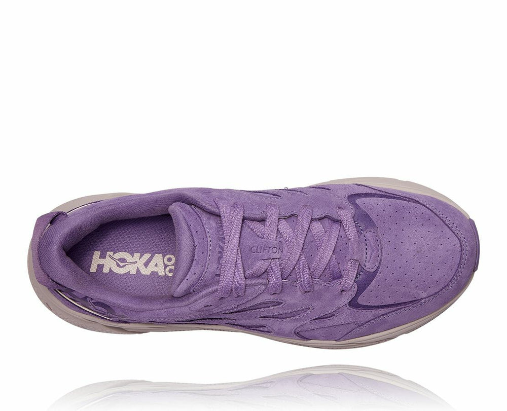 All Gender Clifton L Suede - Chalk Violet / Lilac Ash