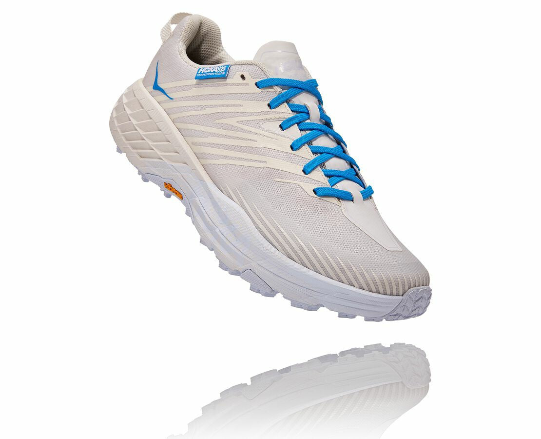 All Gender Hoka X Tint Speedgoat 4 - Marshmallow / Cyan Blue