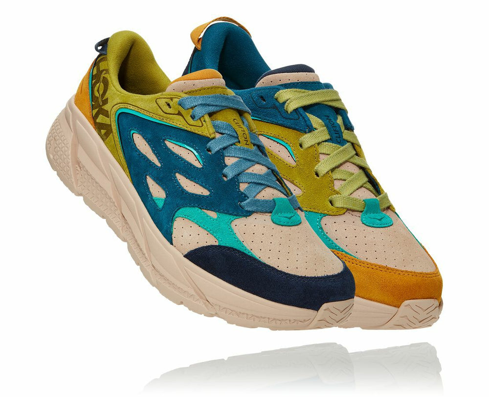 Unisex Clifton L Suede - Multi / Shifting Sand