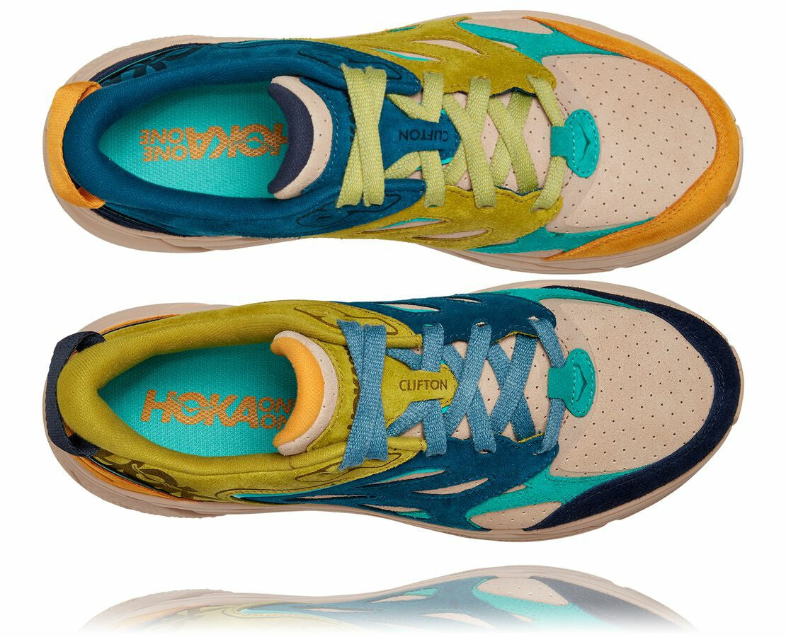 Unisex Clifton L Suede - Multi / Shifting Sand