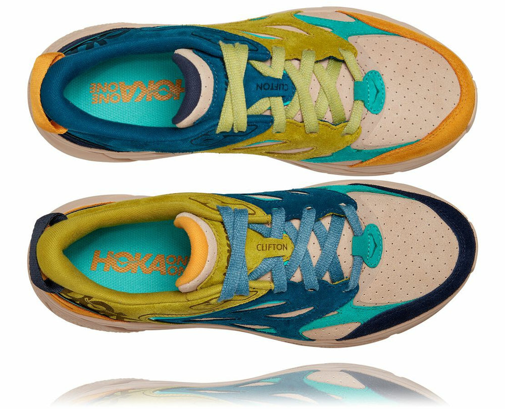 Unisex Clifton L Suede - Multi / Shifting Sand