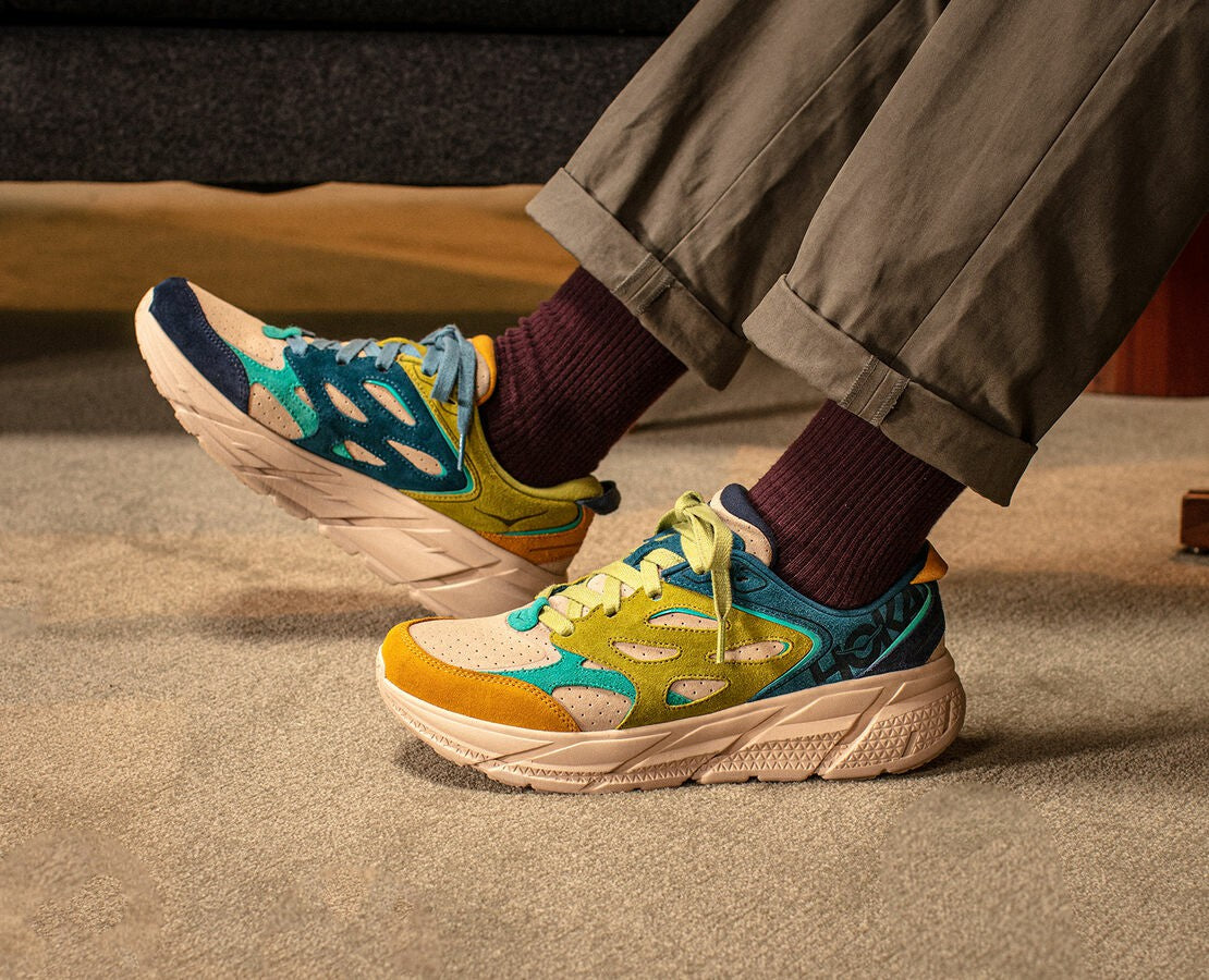 Unisex Clifton L Suede - Multi / Shifting Sand